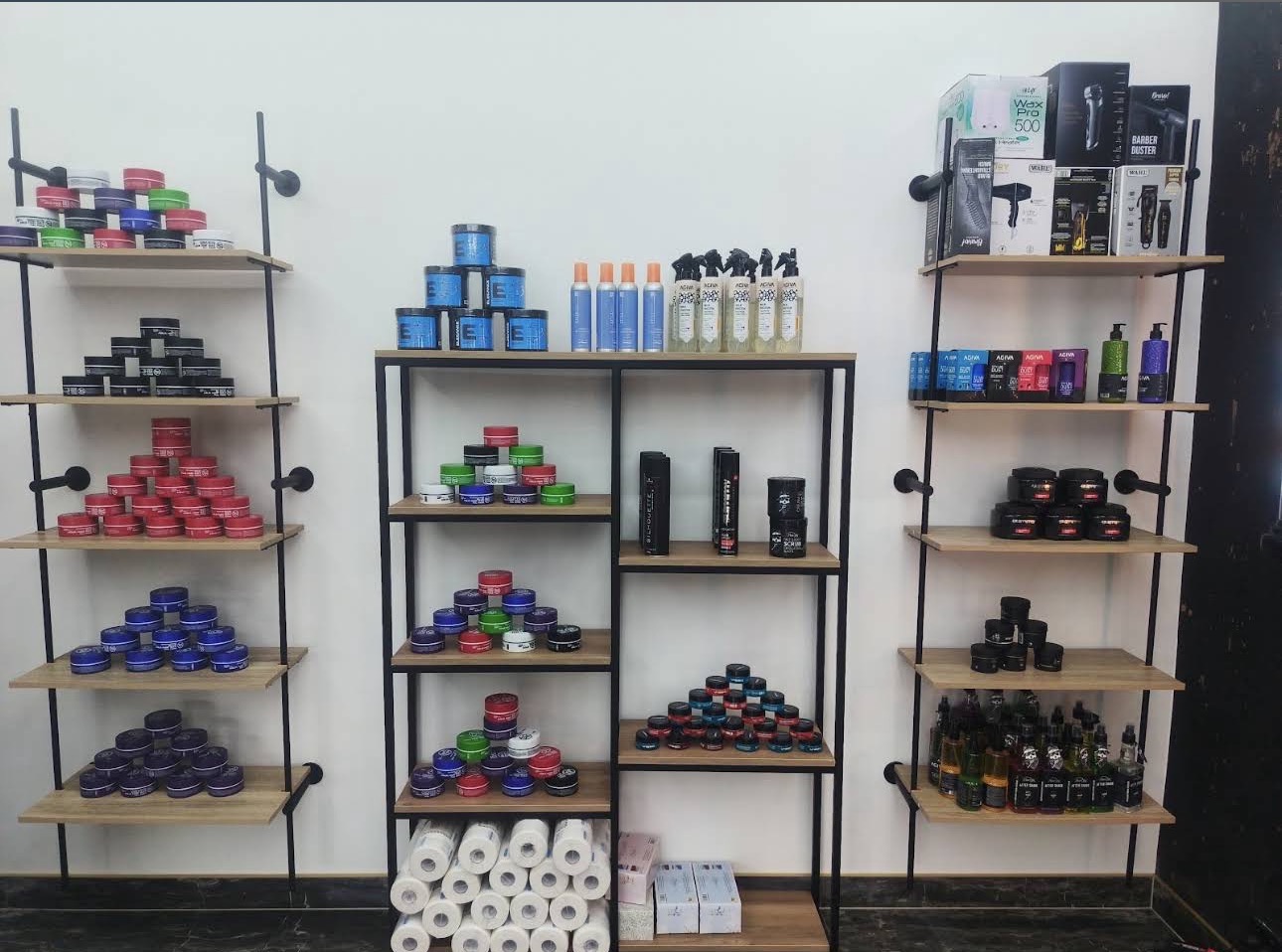 Professional hair and grooming products available in store